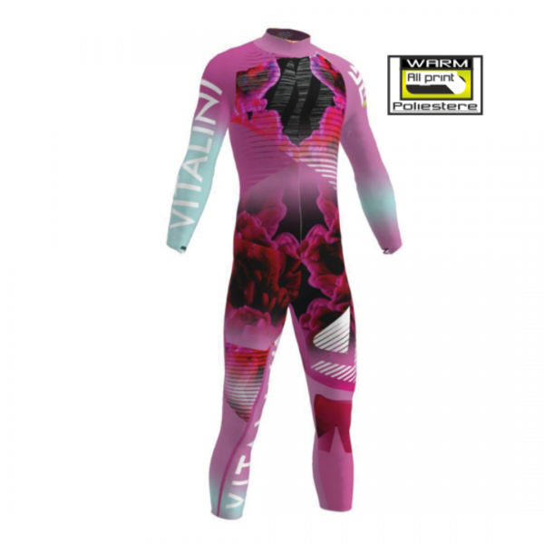 Combinaison WARM Pink avec protections EB/VP56-RO